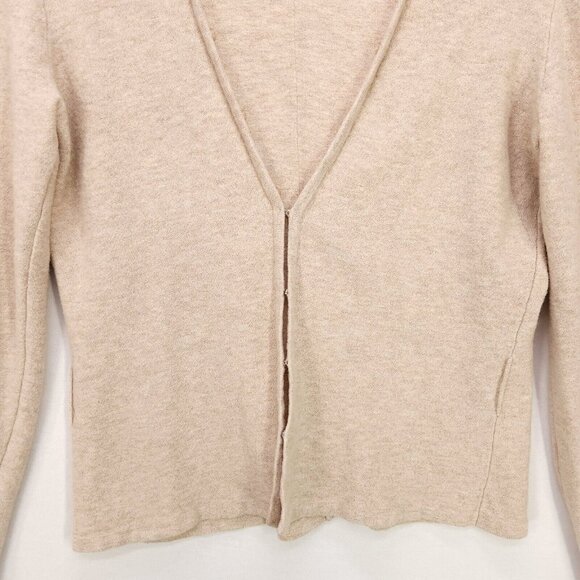 Armani Exchange Marino Wool Blend Cardigan Sweater Hook Closure Womens Medium - Picture 5 of 10